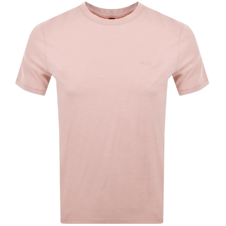 BOSS Tegood T Shirt Pink | Mainline Menswear x